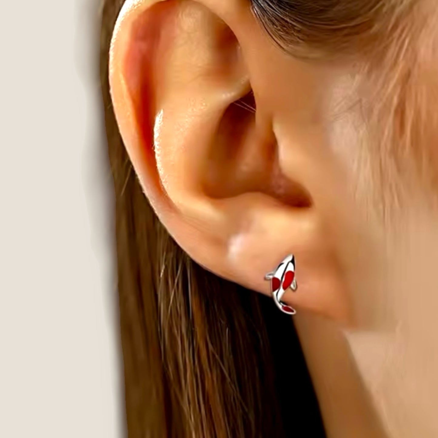 Koi fish Ear piercing