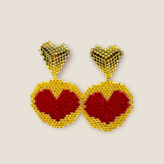 Beaded Heart