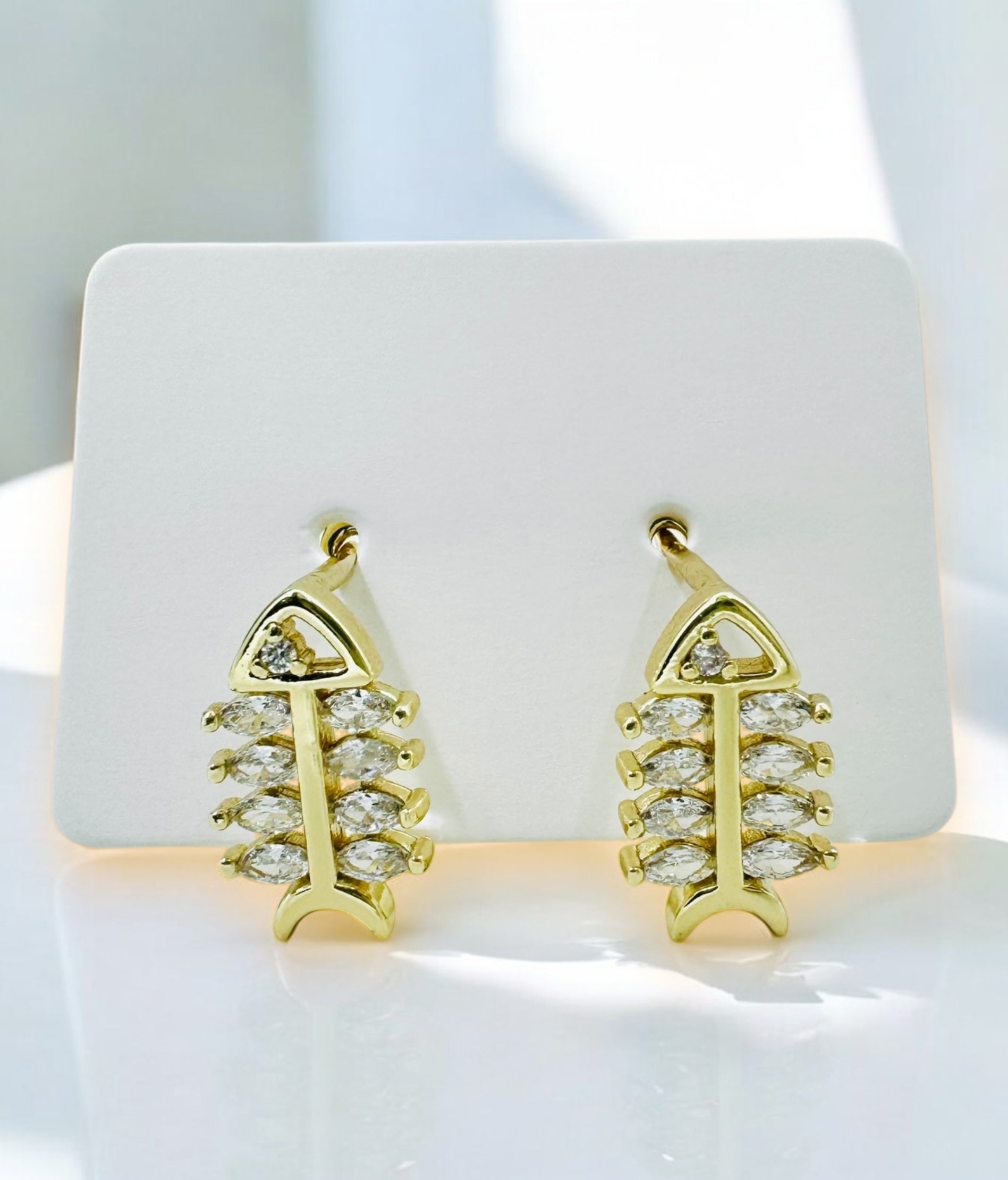 Fishbone Earrings