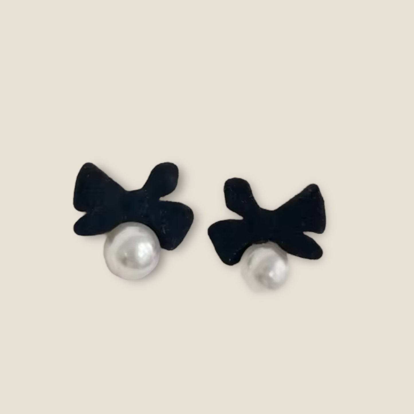 Midnight Bow Studs