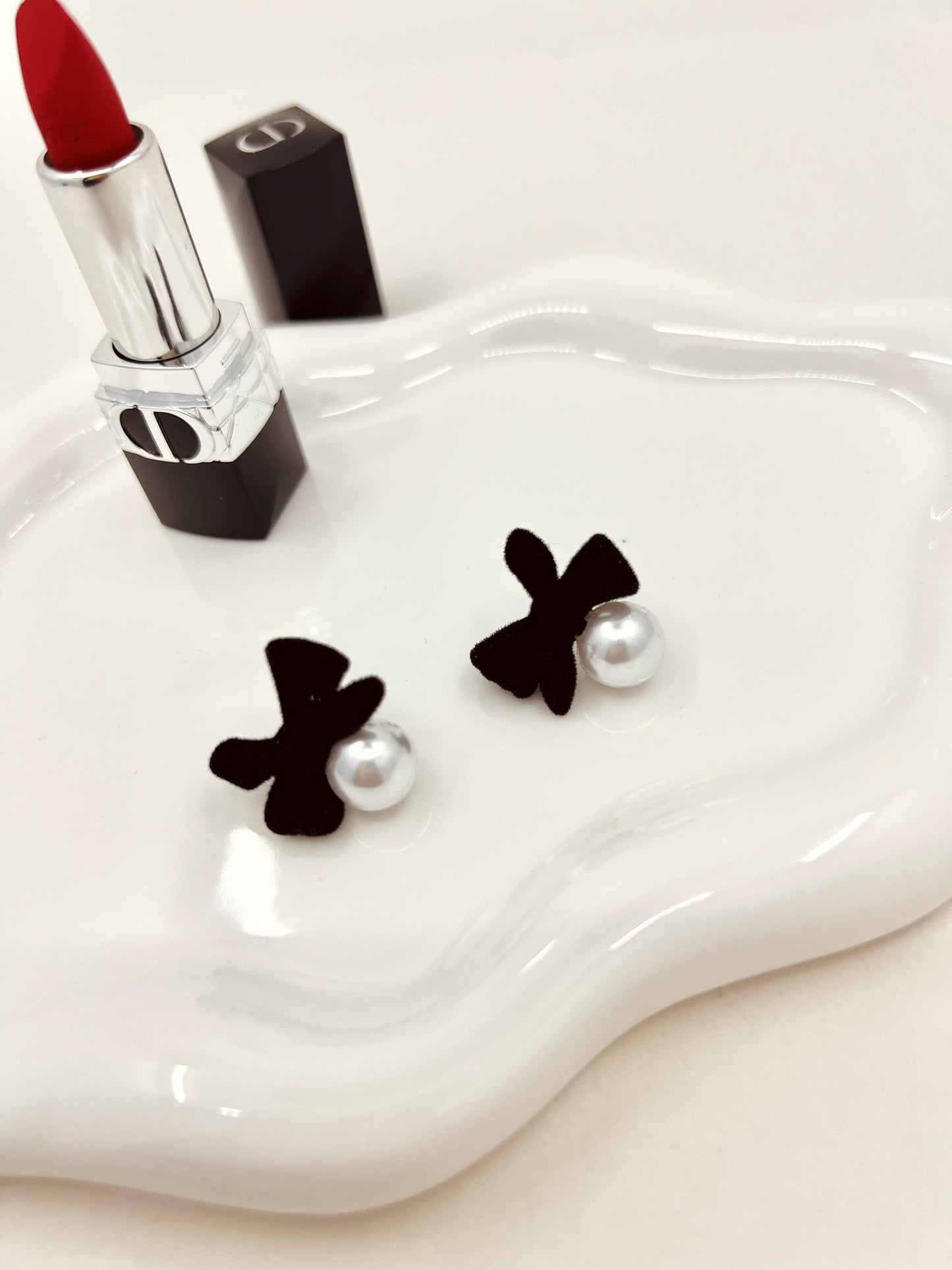 Midnight Bow Studs